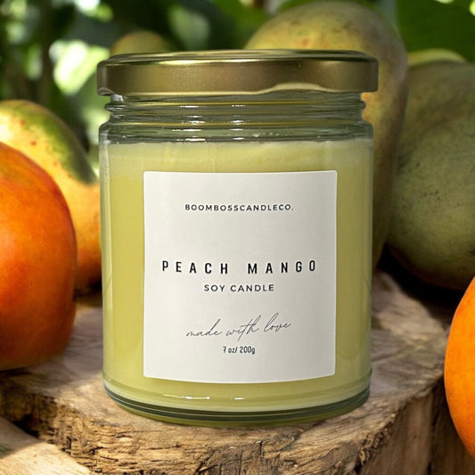 Peach Mango Soy Wax Candle