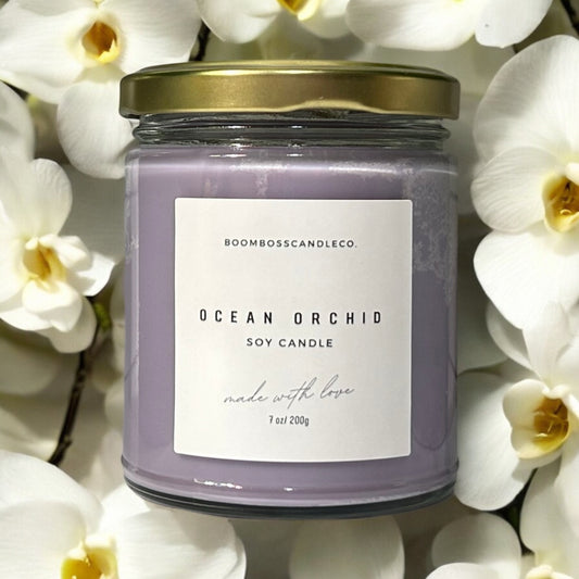 Ocean Orchid Soy Wax Candle